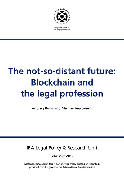The Not-so-Distant Future: Blockchain and the Legal Profession