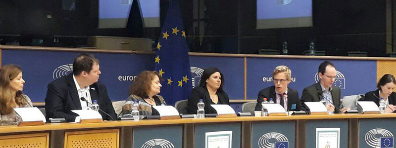 A workshop at the European Parliament discussing the IBA LPRU report Whistleblower Protections: A Guide © IBA 2018