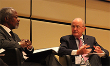 Kofi Annan and John Ruggie 