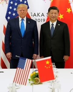 Donald Trump and China’s President Xi Jinping