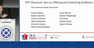 SPPI showcase: Law as a lifelong and rewarding profession